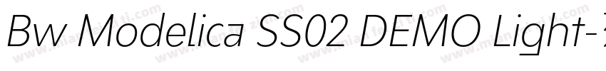 Bw Modelica SS02 DEMO Light字体转换